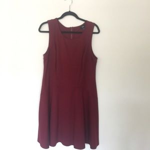 Women’s Mossimo Burgundy drop waist dress